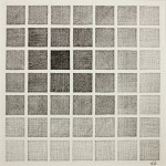 Spiegeling 7 werk op papier 25 x 25 cm (2016)
